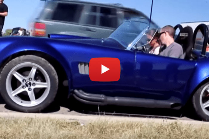 Driver Crashes Shelby Cobra While Trying to Look Cool