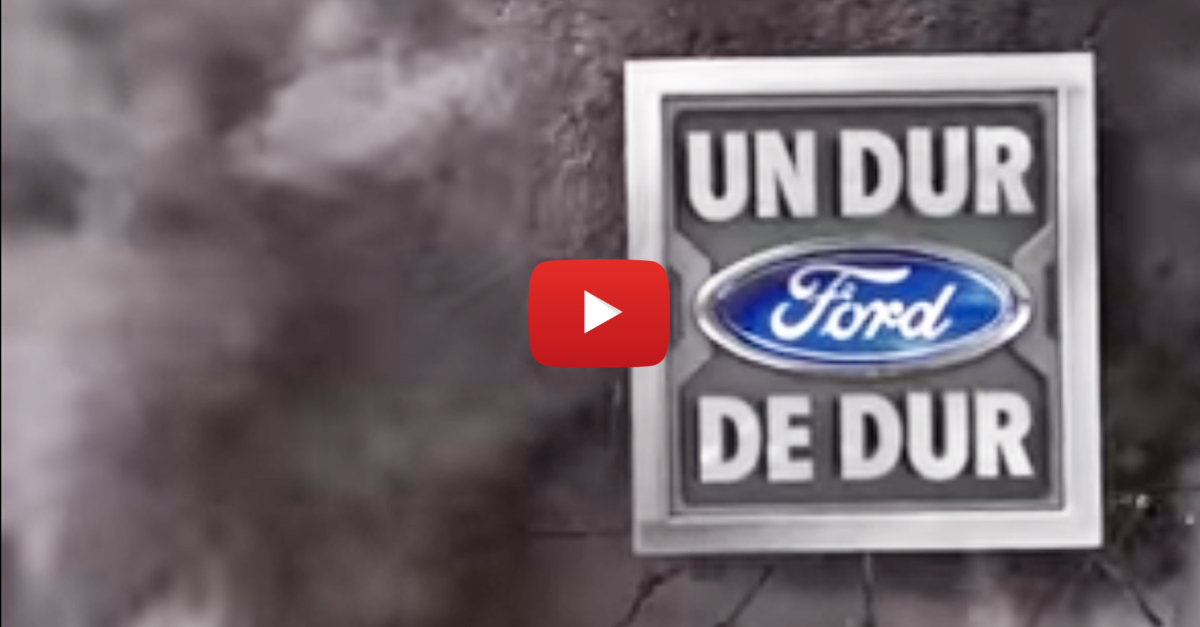 Ford Fans Look Away While Chevy Lovers Have a Laugh at This French F-150 Commercial
