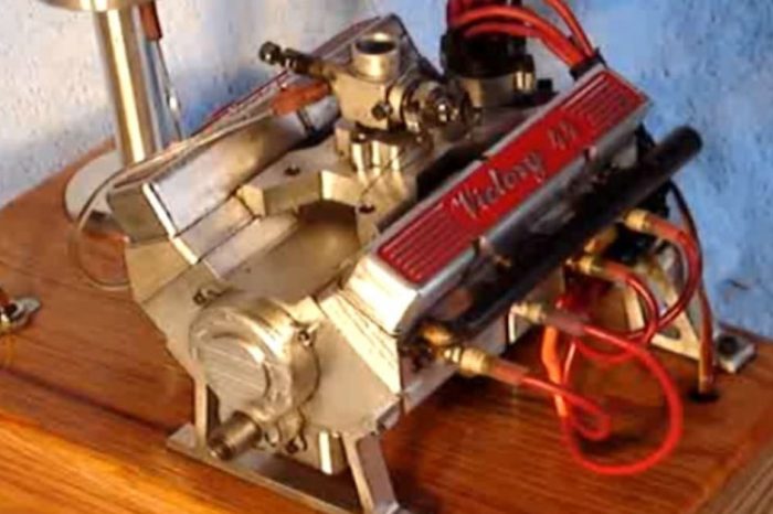 Introducing the World’s Smallest Running V8 Engine
