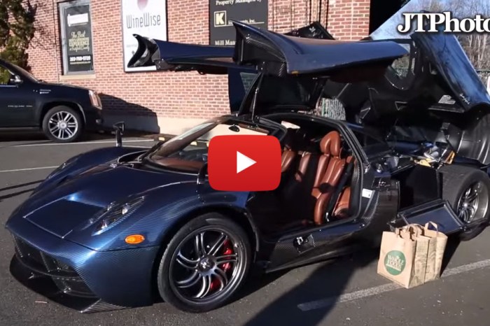 A Trip to The Grocery Store In A Pagani Huayra