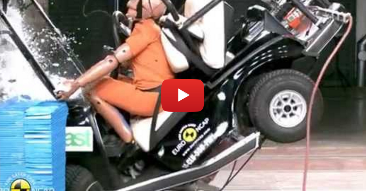Golf Cart Crash Test Will Make You Re-Think Racing Around in Them