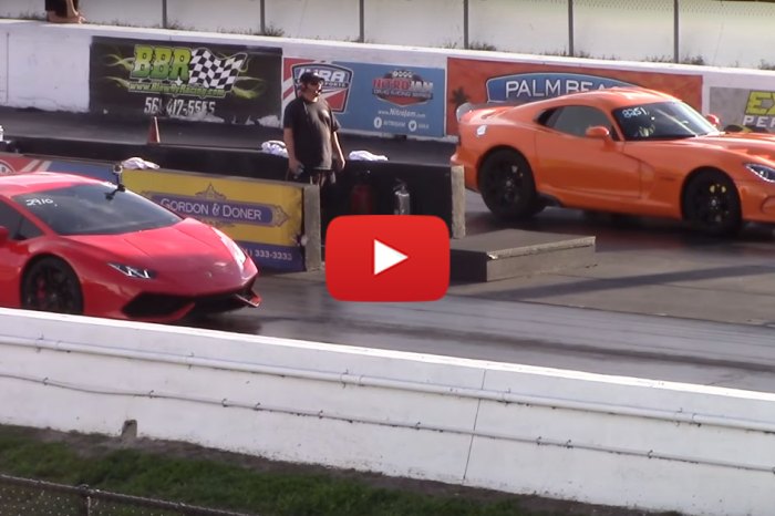 Lamborghini Huracan LP610-4 vs Dodge Viper TA Drag Racing 1/4 Mile