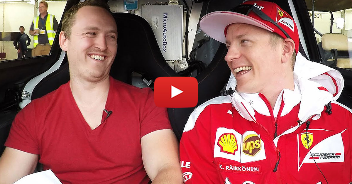This Guy Has The Funniest, Most Awkward Interview With Kimi Raikkonen