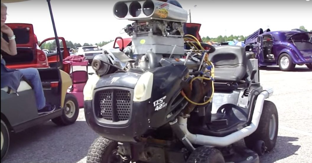 lawnmower with v8 engine
