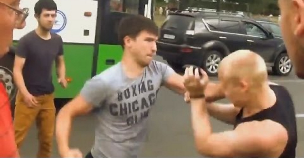 The Stop a Douchebag Crew Gets in a Street Brawl with a MMA Fighter