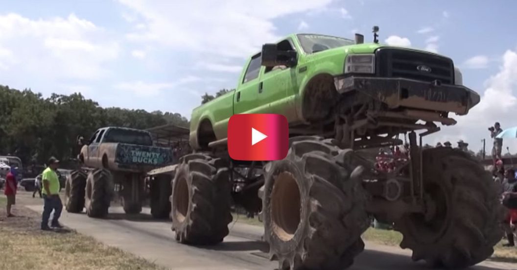 monster truck tug of war