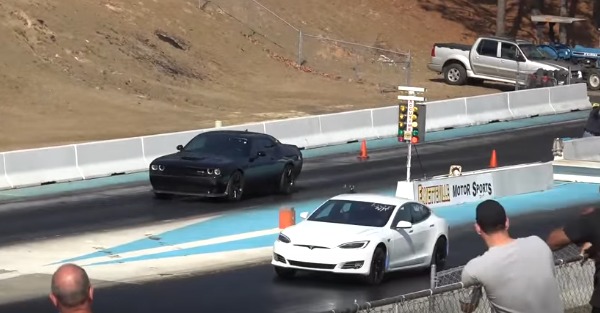 Tesla vs Dodge loser goes home on a flatbed