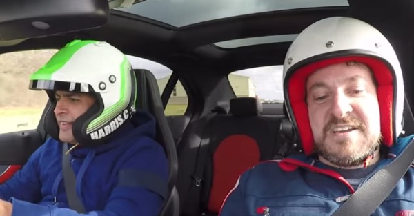 Answering obscure car trivia at 120 MPH looks insanely hard