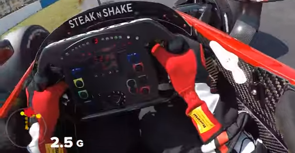 Graham Rahal’s visor cam shows us what it’s like to fly around the track in an Indycar