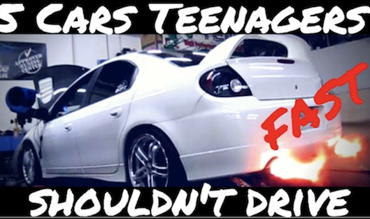 5 Cars you shouldn’t let your teenagers drive