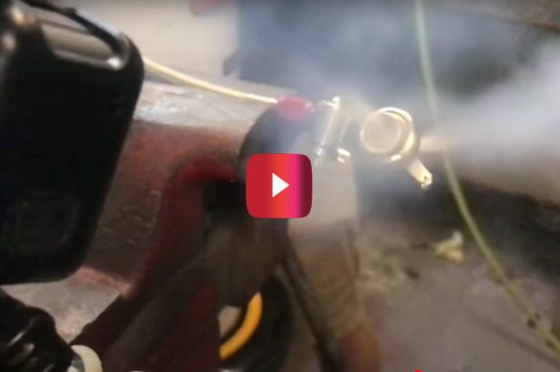 Forcing Nitrous Through a Turbo Keychain Makes for One Epically Explosive Experiment