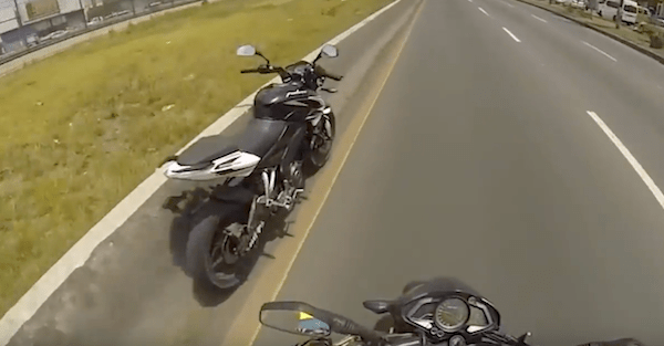 Don’t chase runaway motorcycles