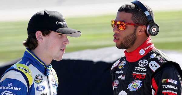 Two promising young drivers and friends are driving iconic cars at Pocono