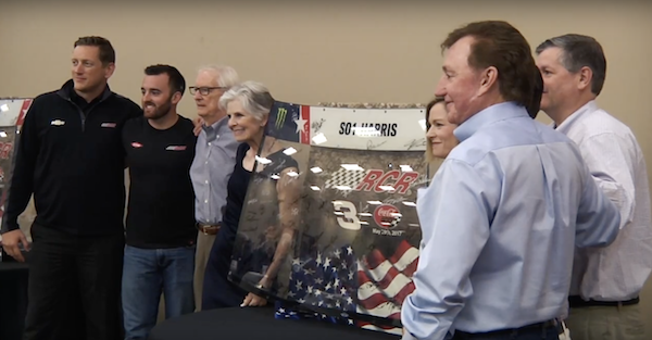 The winner of Coca-Cola 600 honored fallen service members in a special way