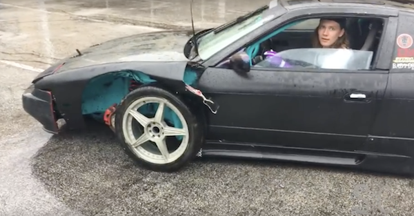 How to destroy a Nissan 240sx