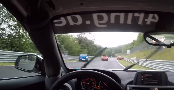 Surprise rain on the Nurburgring leads to sick drifts and carnage