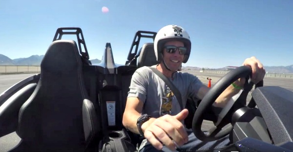 Travis Pastrana finds out why you shouldn’t try to show off in a slingshot