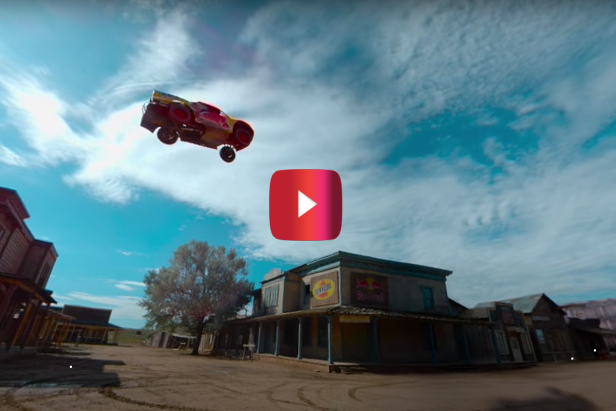 Sweet Video Shows 360-Degree View of a World Record Truck Jump