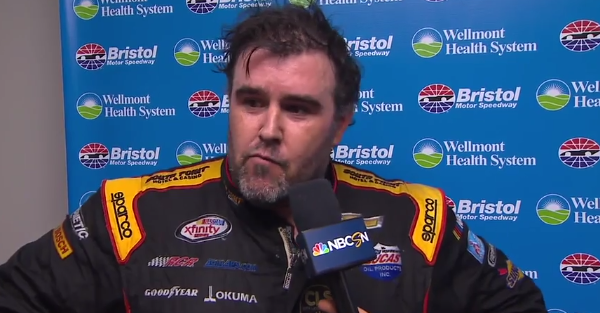 A driver goes on a tirade after Bristol and threatens one of his competitiors