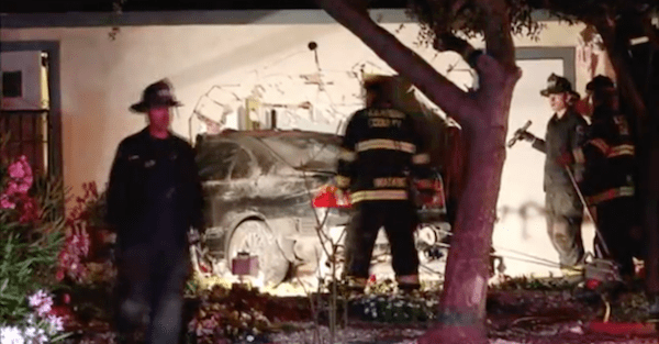 A street race turns into a disaster as cars destroy two homes