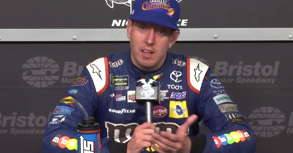 Kyle Busch, after his Bristol win, has a message for haters