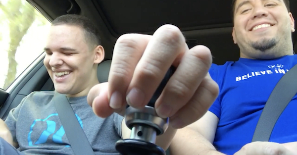 A father gives his blind and autistic son a car gift he’ll never forget