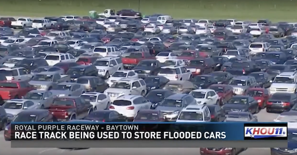 Processing half a million flooded cars is just as insane as you think