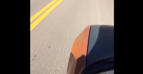 Is this idiot ‘skateboarding’ his CRX into a ditch for real?