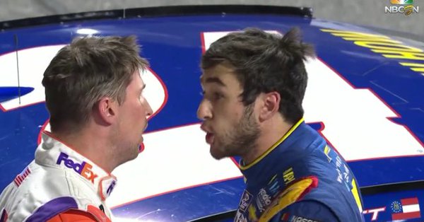 The Denny Hamlin-Chase Elliott feud may not be over, based on this answer from Hamlin