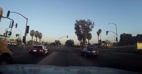 We can’t figure out what the driver was thinking as they approached the intersection