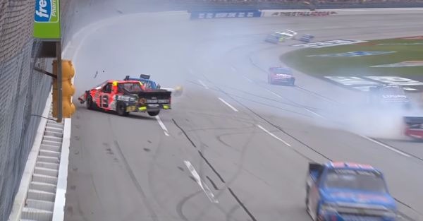 Talladega’s Truck series was a wreck-filled mess, and here’s a roundup of the crashes