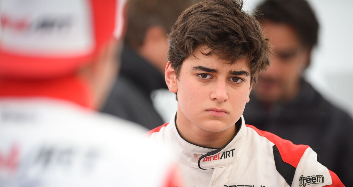 A teenage driver is already already being compared to one of the greats