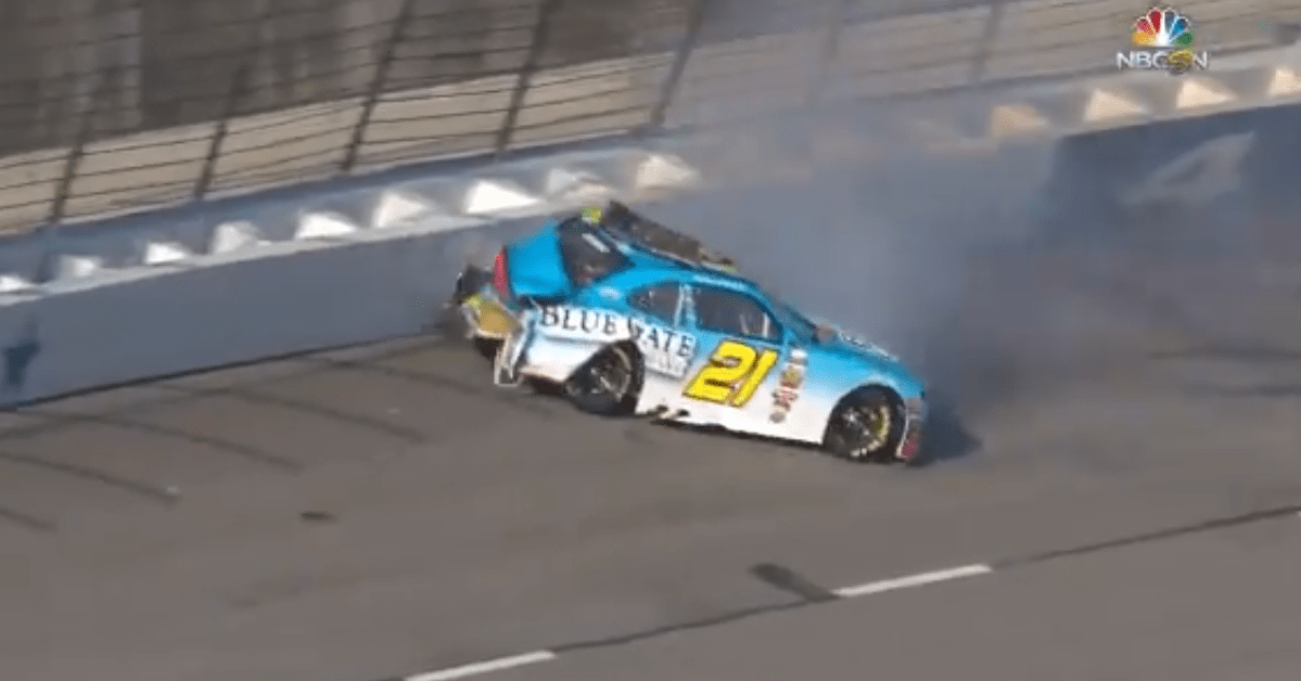 Xfinity practice cut short after wreck sends debris on the track