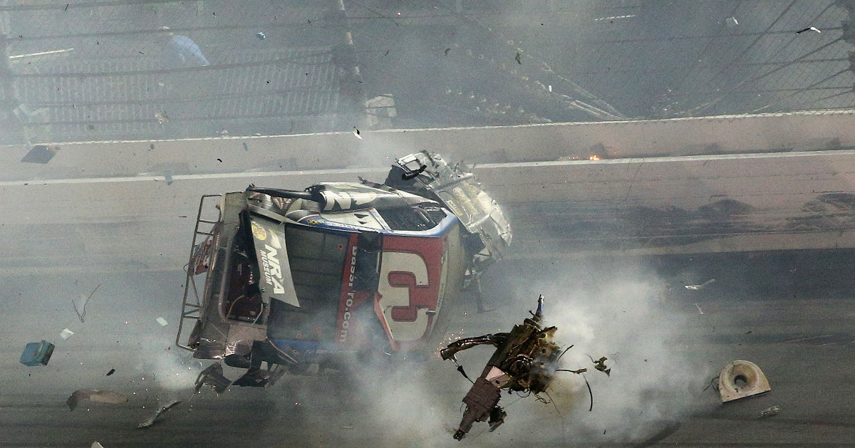 Two men sue NASCAR and Daytona claiming they were hurt during a crash at the track