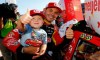 Kyle Larson and son