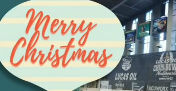 NASCAR and others are taking to social media to wish fans a Merry Christmas