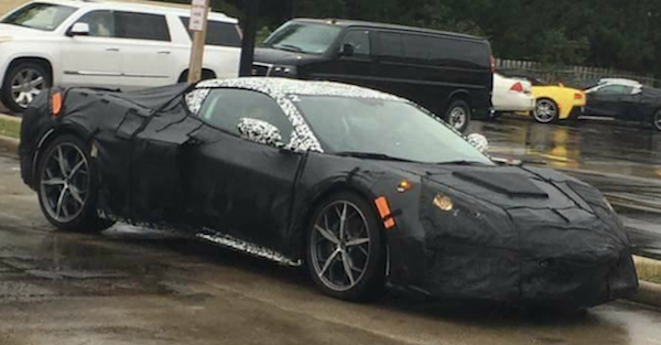 The latest leaked images reveal the most important detail of the mid-engine C8 Corvette