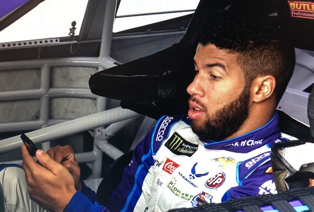 Bubba Wallace asks fans to caption his photo, and they jump in