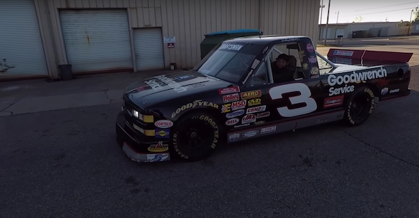 A YouTube personality couldn’t resist buying a street legal NASCAR truck