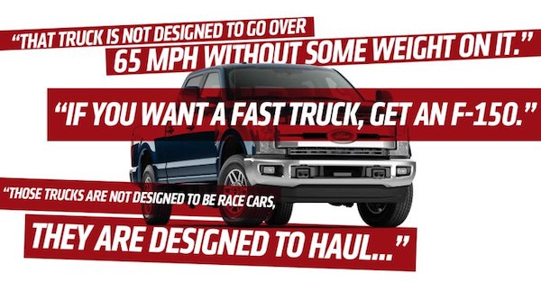 Clueless dealership employee claimed a man’s Ford truck wasn’t designed to go the speed limit