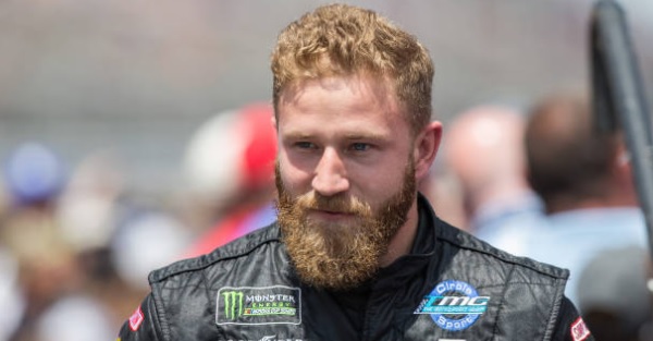 Jeffrey Earnhardt opens a cookie and hopes this fortune comes true