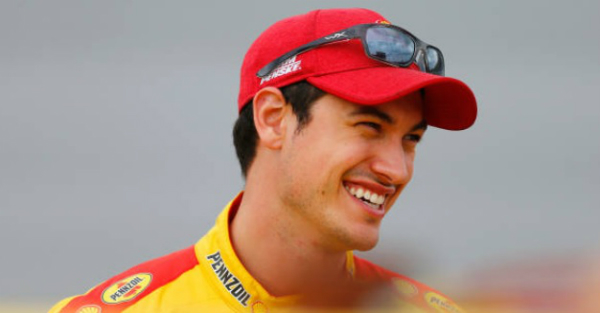 Joey Logano and his wife announce their brand new baby with a very touching photo