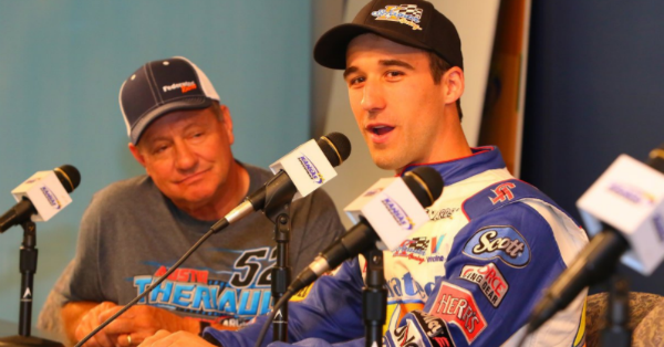 A NASCAR legend offers encouragement to a championship driver still looking for a ride