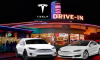 New Tesla drive-in by TeslaOwnersIT/Twitter