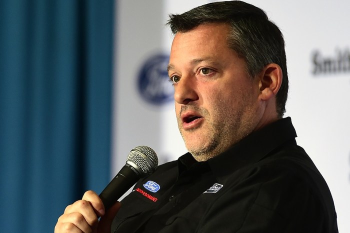 Tony Stewart remembers when Brian France once had some harsh words for him after a race