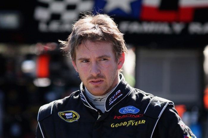 A former NASCAR driver gets suspended for reportedly being a very bad sport
