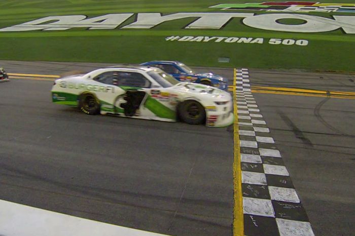 NASCAR race ends with the closest margin of victory ever