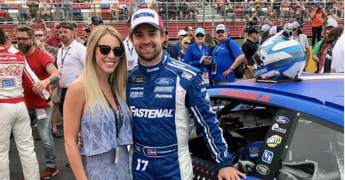 Ricky Stenhouse Jr and Brittany Long