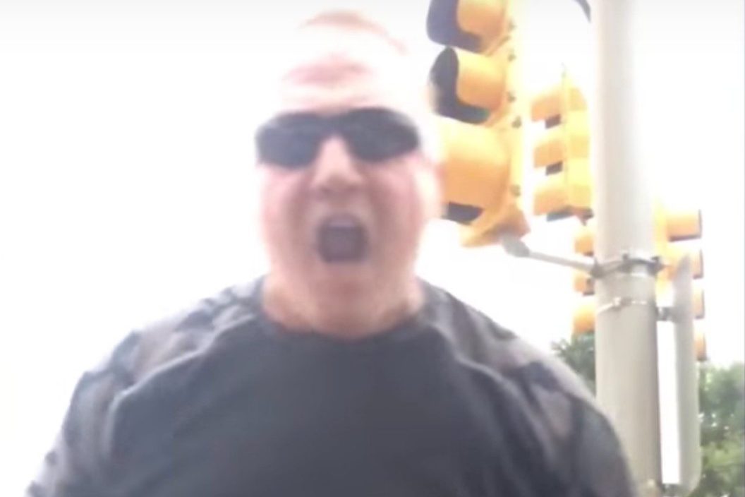 angry man new jersey road rage