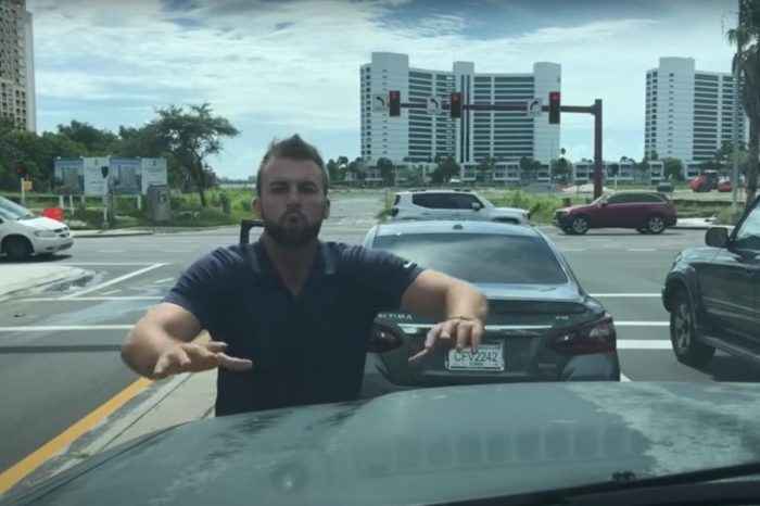 Florida Man Hocks a Loogie on Driver’s Windshield